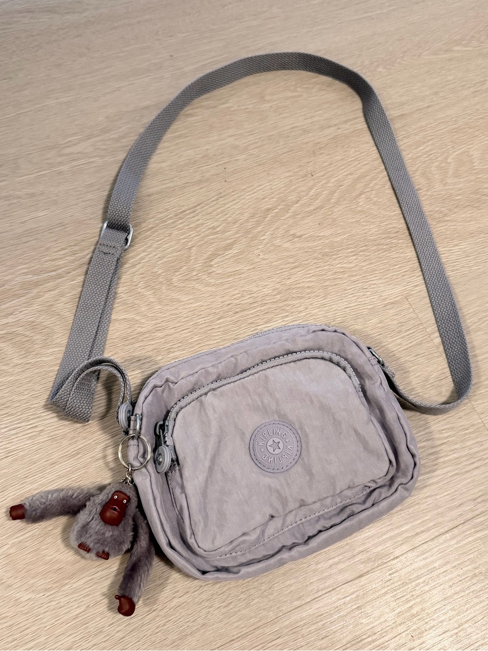 🧡 | Kipling Crossbody Bag with Monkey Charm